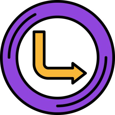 Ok. Web simgesi basit illüstrasyon