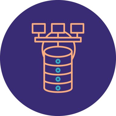 Petrol varil simge vektör çizim