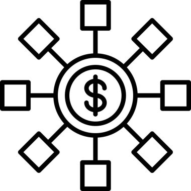 para simgesi vektör illüstrasyonu