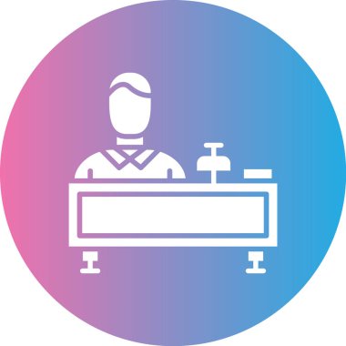 Tekerlekli sandalyedeki bir adamın vektör çizimi