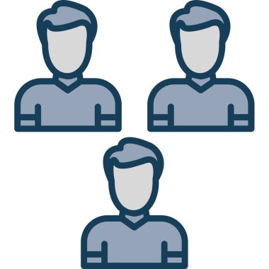 İnsan simgesinin vektör illüstrasyonu