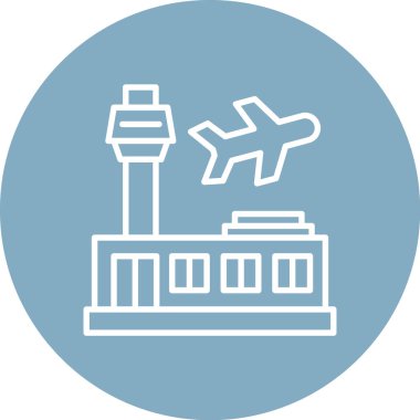 Modern yapı simgesinin vektör illüstrasyonu