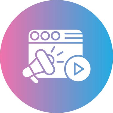 seo modern simgesinin vektör illüstrasyonu