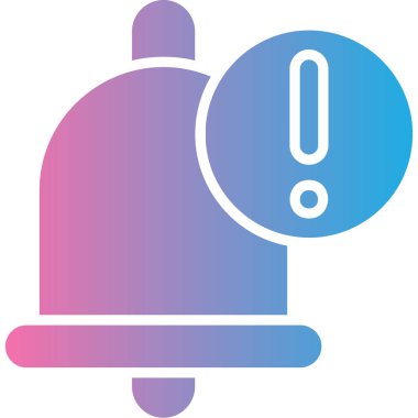 Zil. Web simgesi basit illüstrasyon