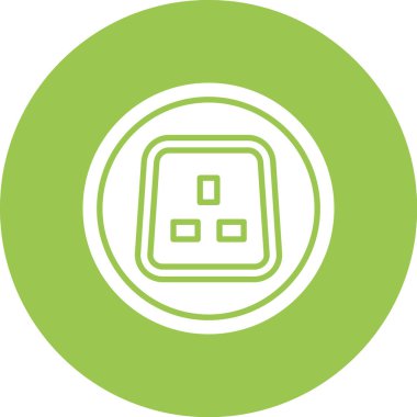 vektör güç düğmesi illüstrasyonu