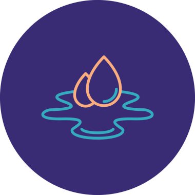 Vektör Bırakma simgesi illüstrasyonu