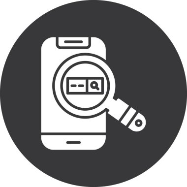 seo modern simgesinin vektör illüstrasyonu