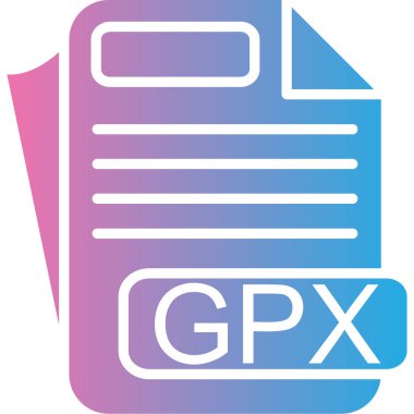 dosya biçimi simgesi, vektör illüstrasyonu