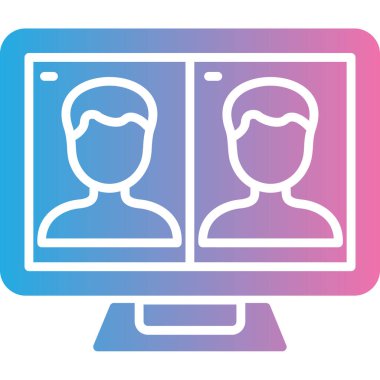 kullanıcı web simgesi, basit vektör illüstrasyonu