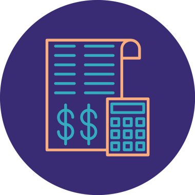 Modern bir simgenin vektör illüstrasyonu