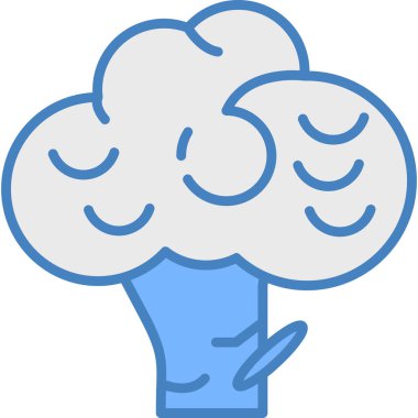 Bulut. Web simgesi basit illüstrasyon