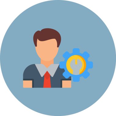 iş yönetimi vektör illüstrasyonu