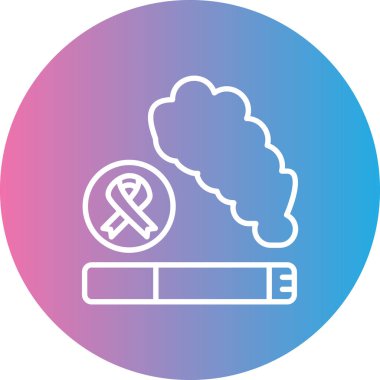 Modern b 'nin vektör illüstrasyonu duman ikonundan yoksundur