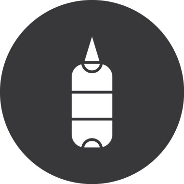 boya silindiri vektör illüstrasyonu