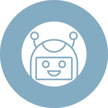 Bir robotun vektör çizimi