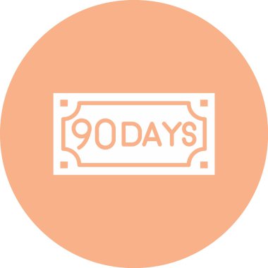 99. yıl dönümü simgesi, vektör illüstrasyonu