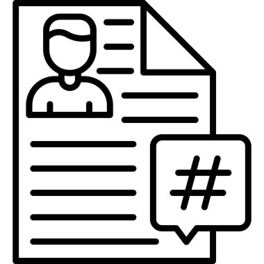 Konuş. Web simgesi basit tasarım