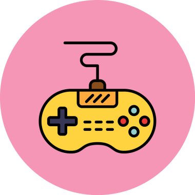 joystick simgesinin vektör çizimi