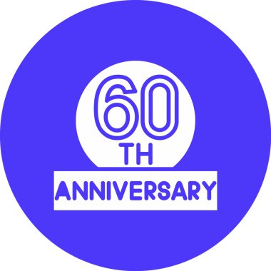 80. yıl dönümü kutlama vektör şablonu