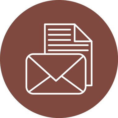 e-posta. Web simgesi basit illüstrasyon