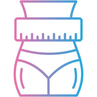 Şort. Web simgesi basit illüstrasyon