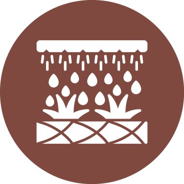 Bir ağaç simgesinin vektör illüstrasyonu