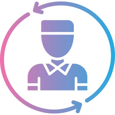 Modern simgenin vektör illüstrasyonu