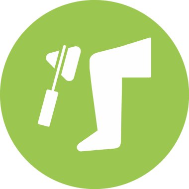 kürek simgesi vektör illüstrasyonu