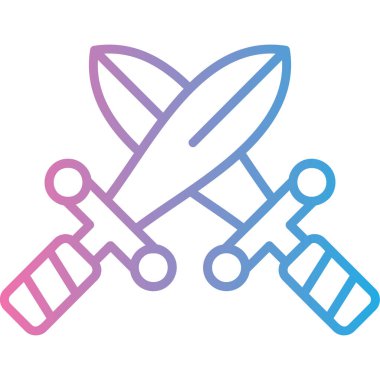 Tek bir simgenin vektör illüstrasyonu