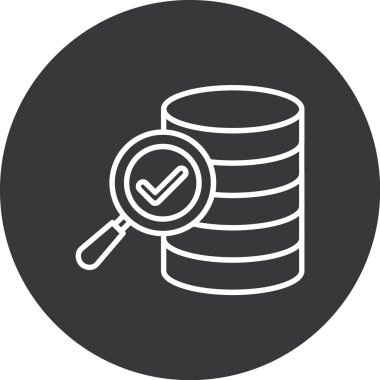 Kolayca düzenleyebilen ve düzenleyebilen Veritabanı Vektörü simgesi