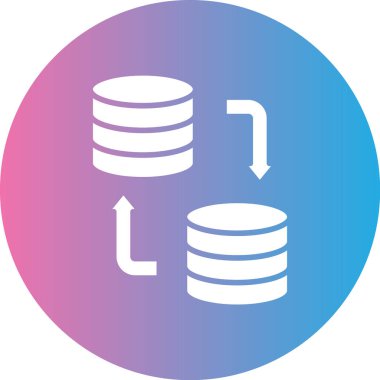 veri ve finans simgesinin vektör illüstrasyonu