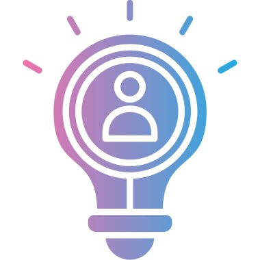 ampul simgesi vektör illüstrasyonu