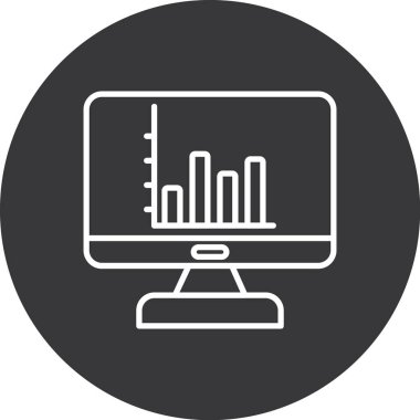 Bilgisayar web simgesinin vektör illüstrasyon tasarımı