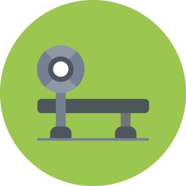 Masa. Web simgesi basit illüstrasyon