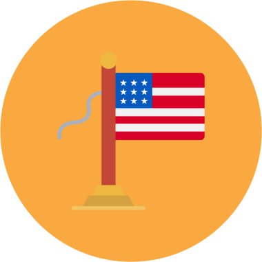 ABD 'nin rozet tarzındaki bağımsızlık günü simgesi