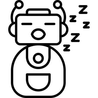 Alarm simgesi, vektör illüstrasyonu