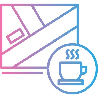 vektör simgesi, bir fincan kahve