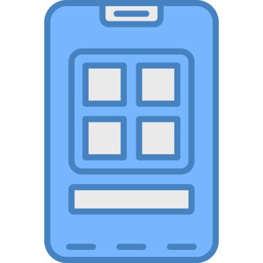 Cep telefonu. Basit resimleme