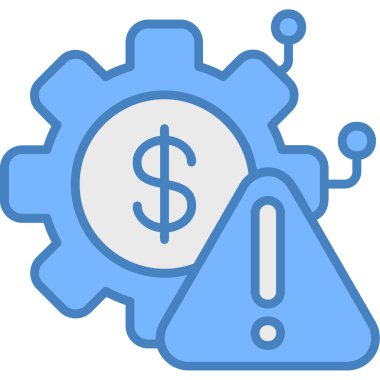 Dolar simgesi vektör illüstrasyonu