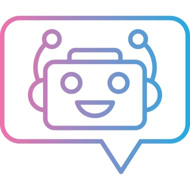 Konuş. Web simgesi vektör illüstrasyonu