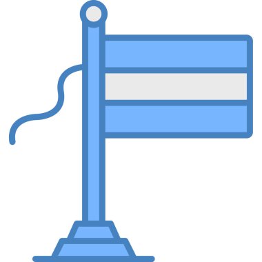 İnşaat vinç endüstrisi simgesi - ana hatları biçiminde