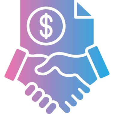 Dolar simgesi vektör illüstrasyonu