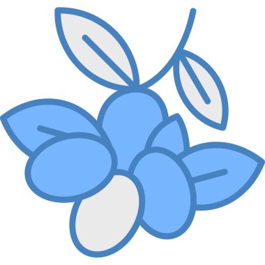 çiçek simgesi vektör illüstrasyonu