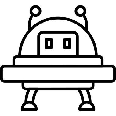 Robot simgesi, vektör çizimi