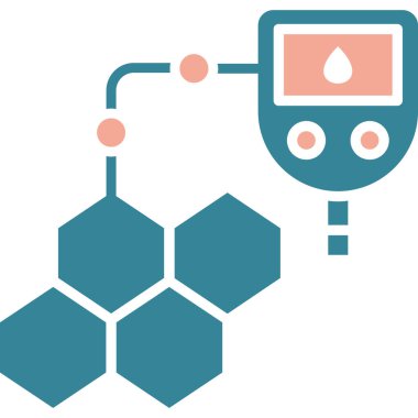 Bir kimyasal simgenin vektör illüstrasyonu