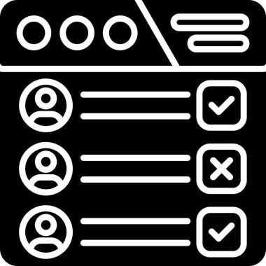 Bir işaretin vektör illüstrasyonu