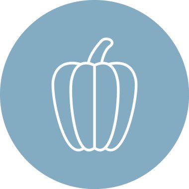 Bir çizgi simgesinin vektör illüstrasyonu