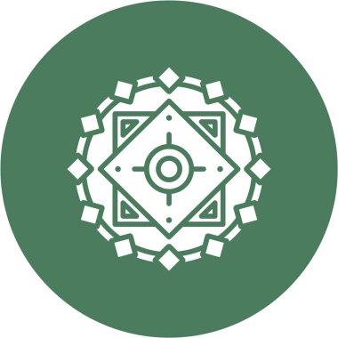 Benzersiz mandala, doğulu yuvarlak vektör, motif geometrik ve egzotik arka plan. fantastik fraktal tasarım, renkli dijital sanat, parlayan geometrik doku yüzeyi,