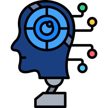 iş yönetimi düz vektör simgesi