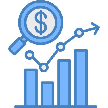 grafik grafik simgesi, beyaz arkaplan üzerinde basit vektör illüstrasyonu